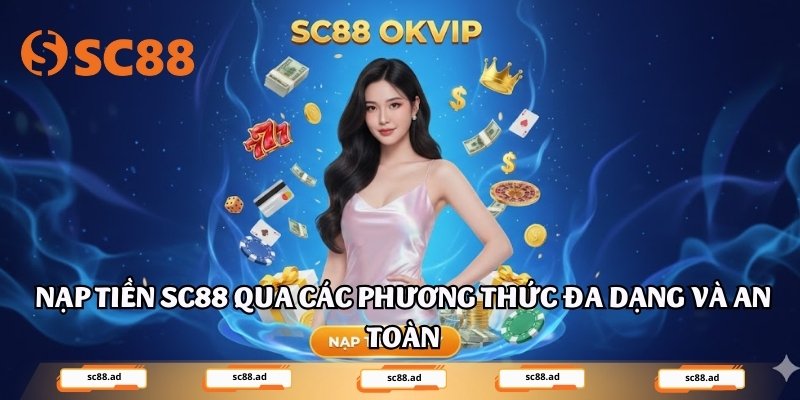 Nạp tiền SC88 qua các phương thức đa dạng và an toàn